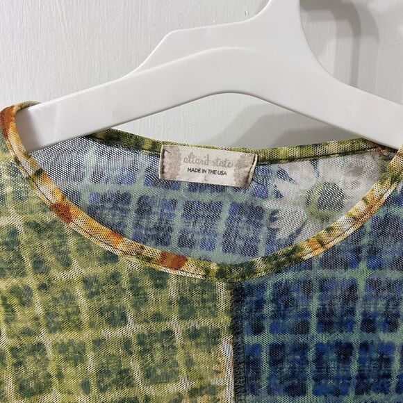 Altar'd State Multicolor Floral Sheer Shirt - Picture 2 of 3
